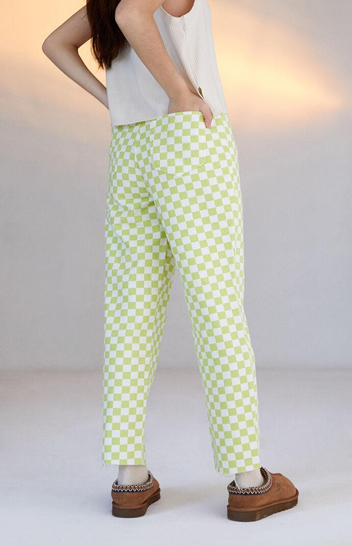 PacSun Eco Lime Checkerboard High 