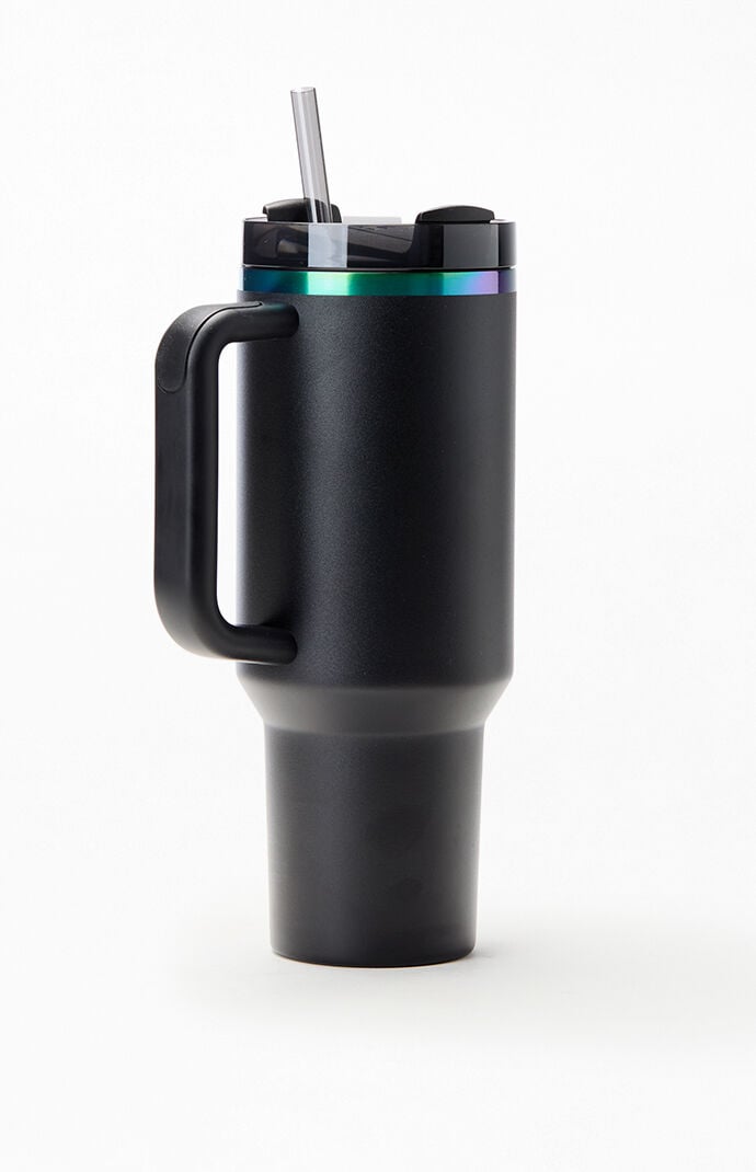 Stanley Black The Quencher H2.0 FlowState 40 oz Tumbler | PacSun