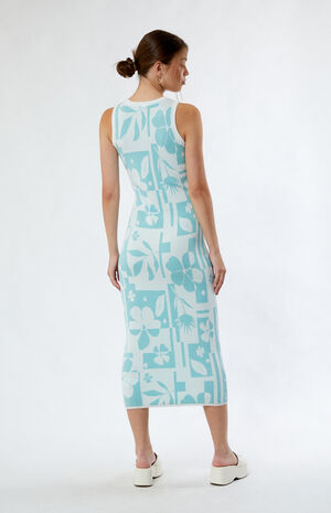 Lacy Intarsia Knit Midi Dress image number 4