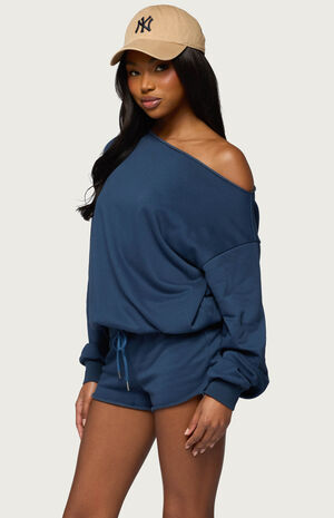 Juana Off Shoulder Lightweight Sweatshirt image number 2