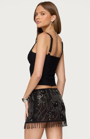 Karin Cut Out Ribbed Tank Top image number 3