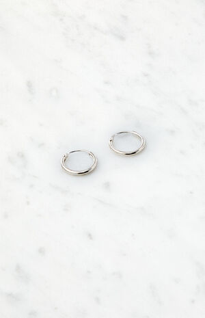 John Galt Silver Small Hoop Earrings | PacSun