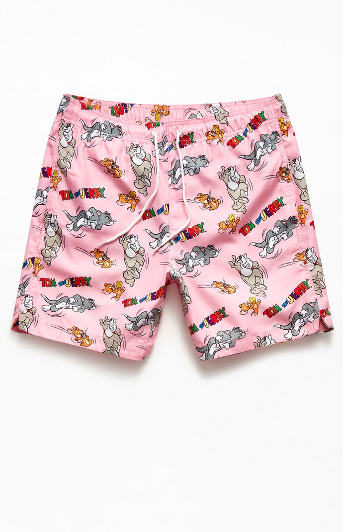 Tom and jerry swim trunks