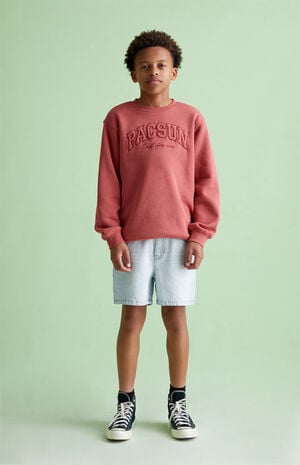 Light Indigo Denim Shorts image number 6