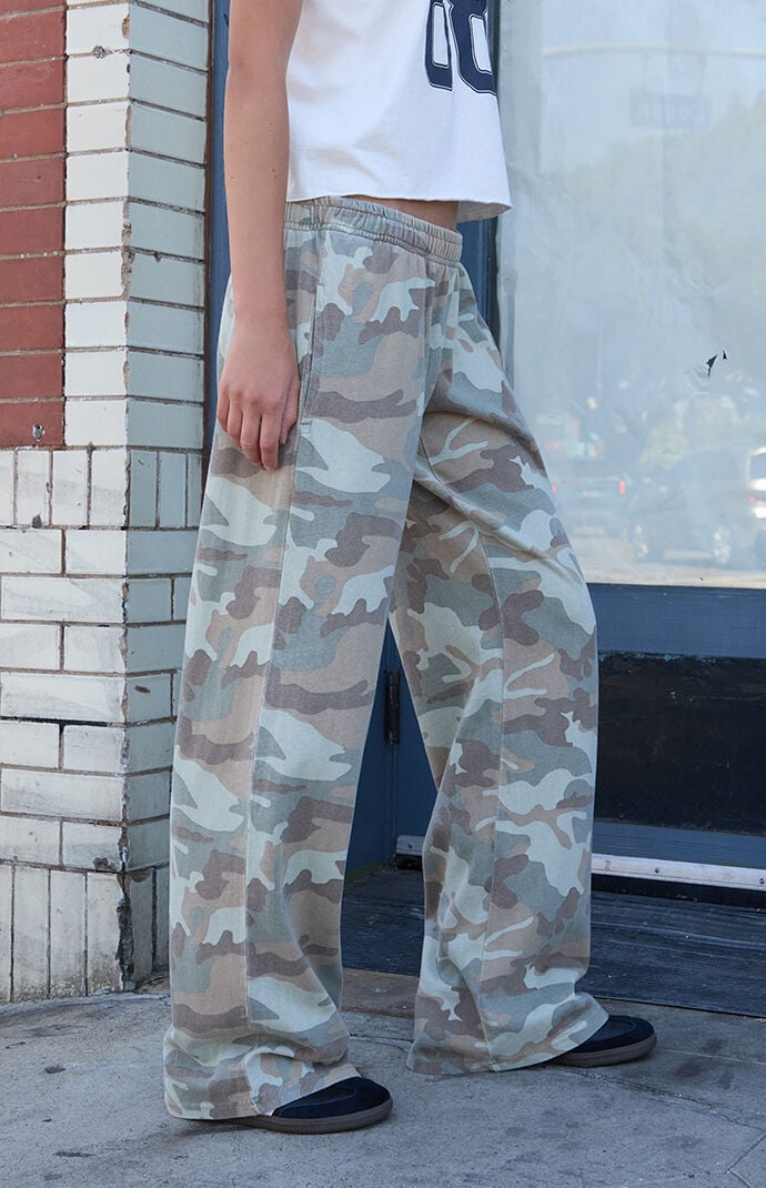 John Galt Camo Anastasia Baggy Sweatpants