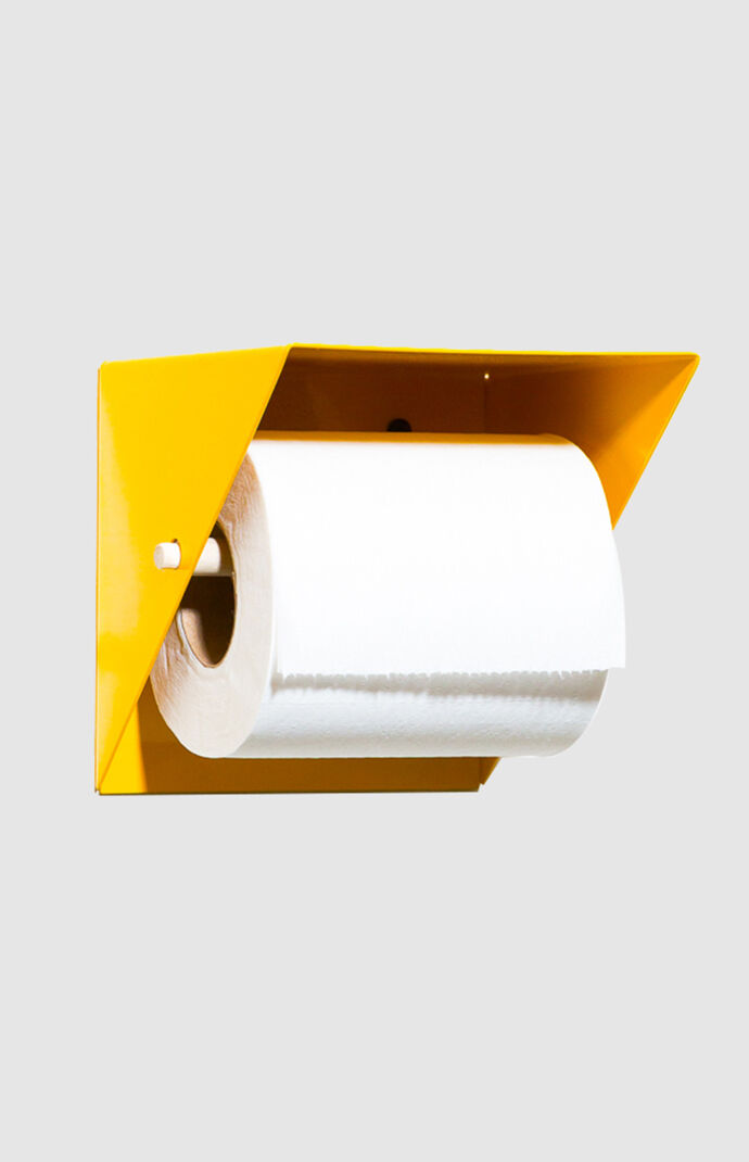 Yellow Toilet Paper Holder