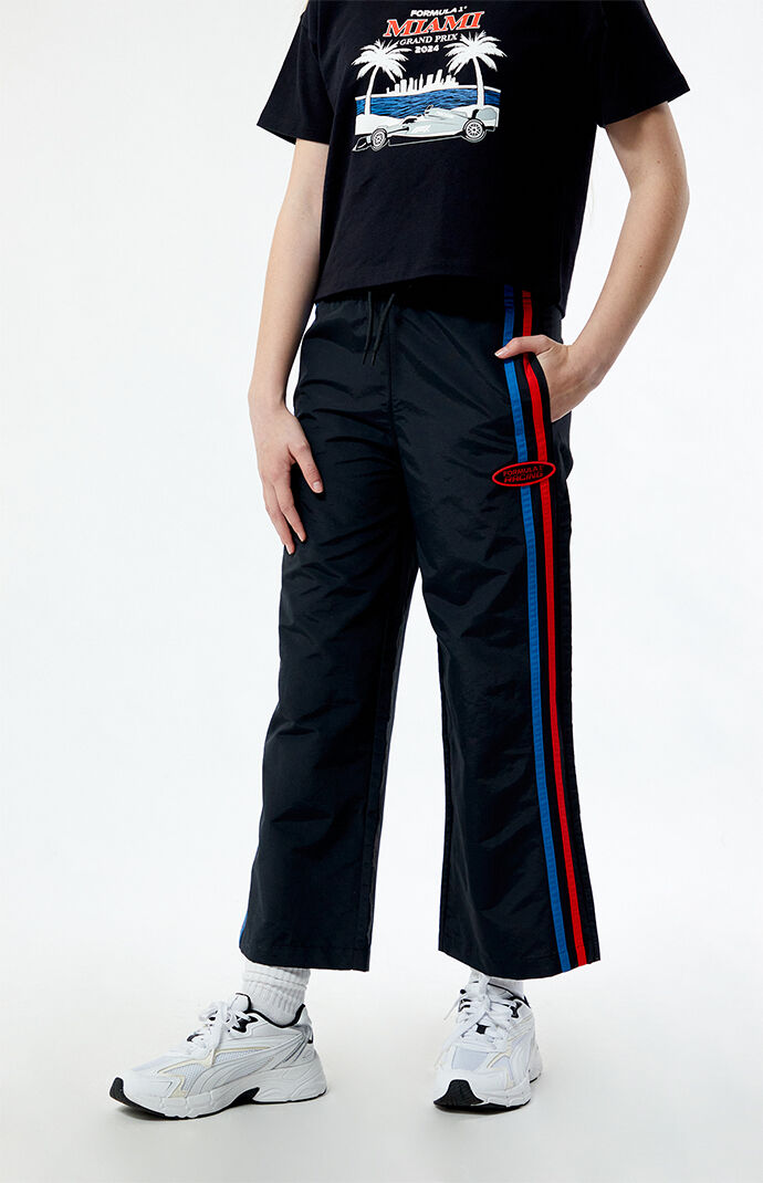 Formula 1 x PacSun Kids Ultra Wide Leg Track Pants | PacSun