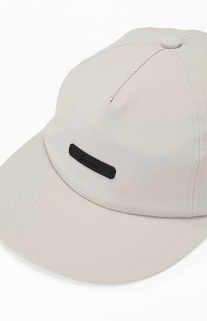 Vintage Black 5-Panel Nylon Hat image number 5