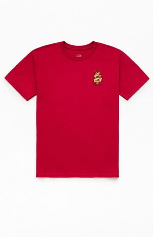 Kids Ringed Screaming Flame T-Shirt image number 2