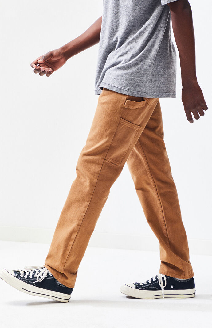 slim fit carpenter work pants