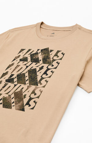 Kids Woodland Camo Stack T-Shirt image number 2