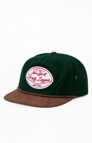 NY Varsity League Wool Golfer Dad Hat image number 4