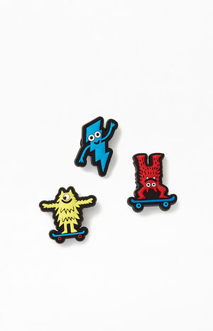 Kids 3 Pack Monsters Jibbitz Shoe Charms image number 1