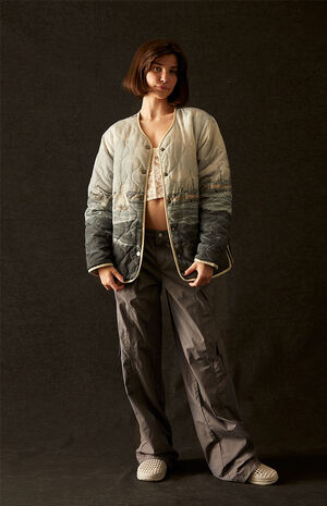 x PacSun Reversible Quilted Jacket image number 4