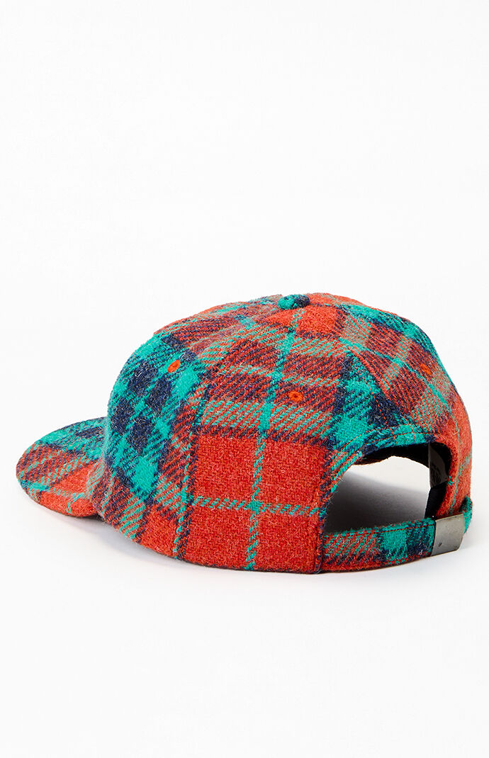 Awake NY Red Harris Tweed 6 Panel Dad Hat