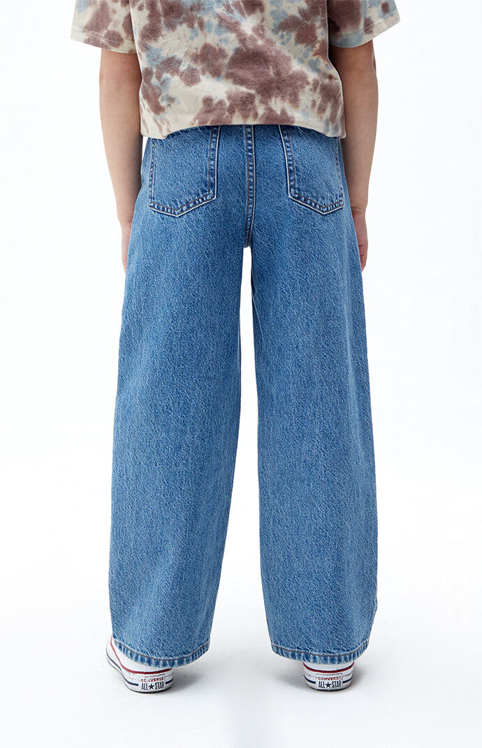 PacSun Kids Heritage Blue Baggy Jeans | PacSun