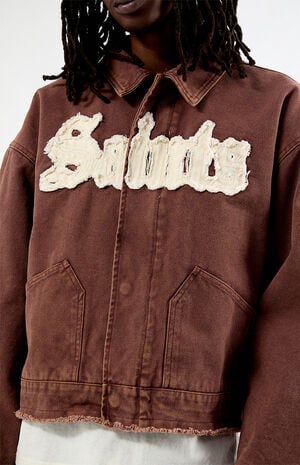 Saints Raw Applique Gas Jacket image number 2