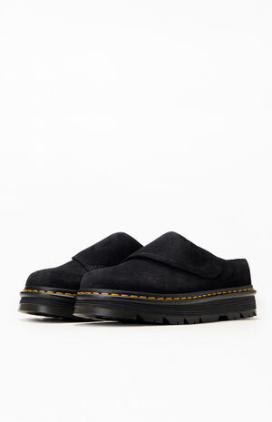 Black Zebzag Suede Anywair Platform Mules image number 2