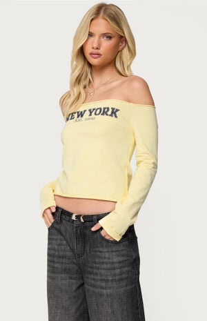 New York Babe Off Shoulder Top image number 2
