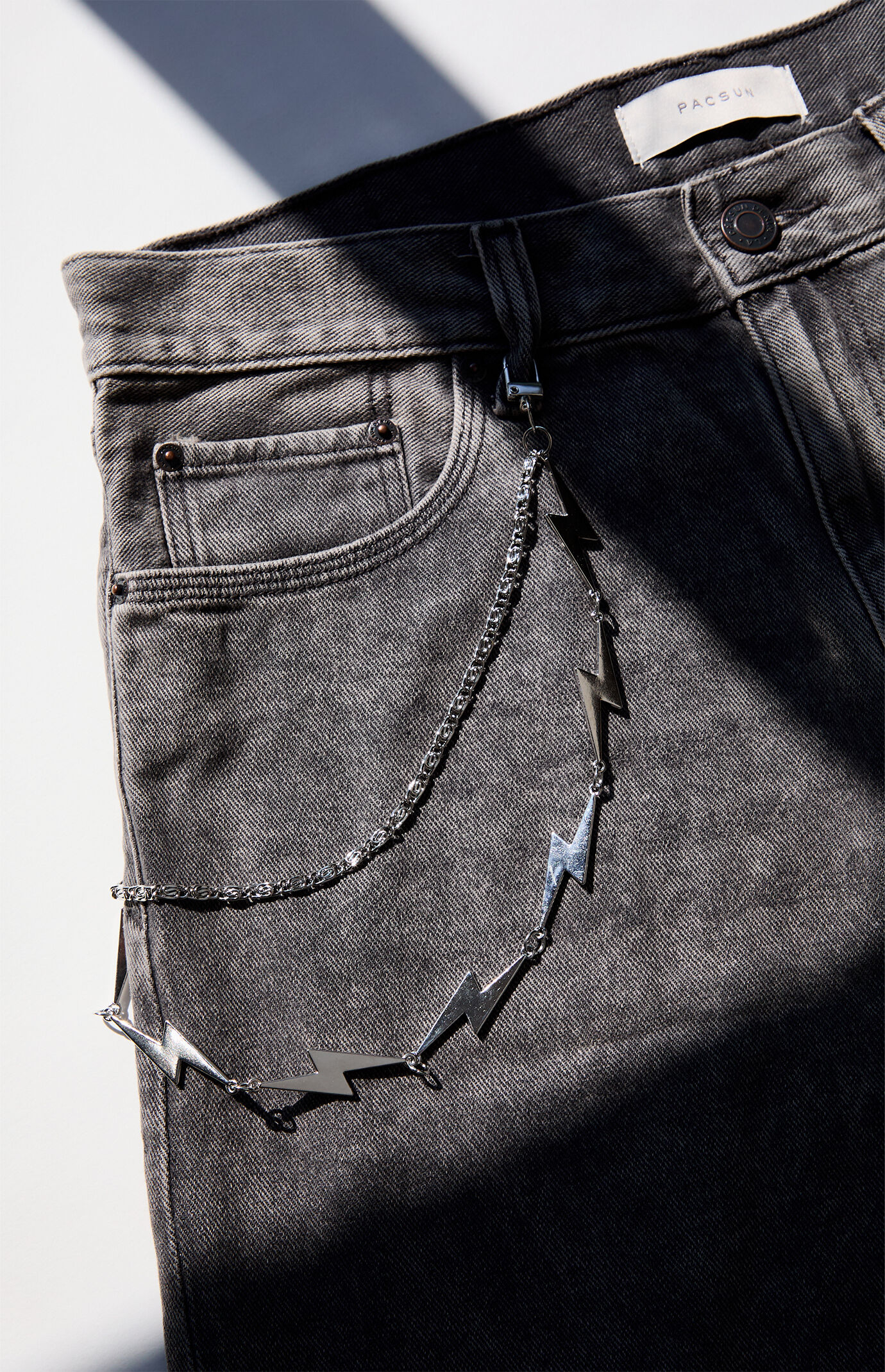 Pacsun Lightning Bolt Wallet Chain