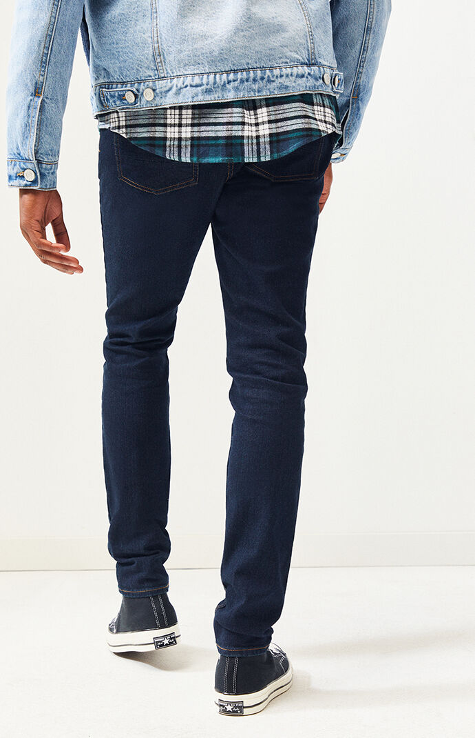 Dark Stacked Skinny Jeans