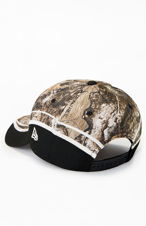Atlanta Braves Reverse Camo Panel 9FORTY Snapback Hat image number 3