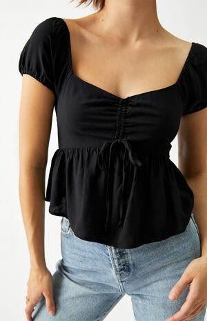 LA Hearts Cinched Babydoll | PacSun