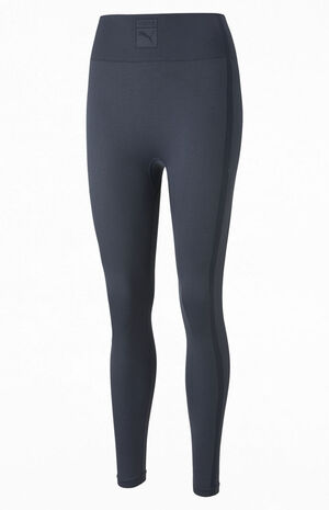 x Vogue Navy Seamless Leggings image number 5