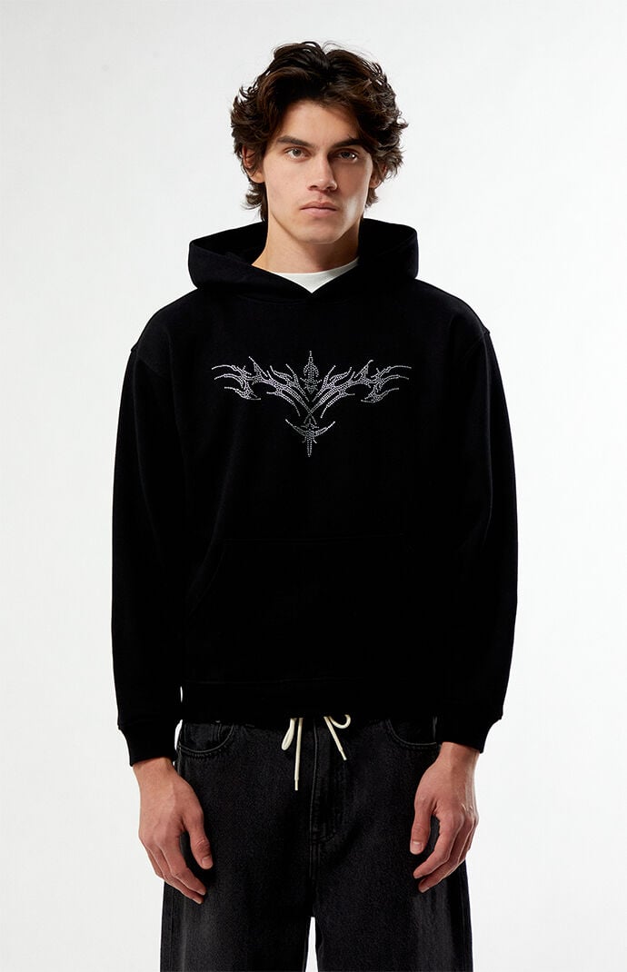 Pacsun Cyber Rhinestone Hoodie