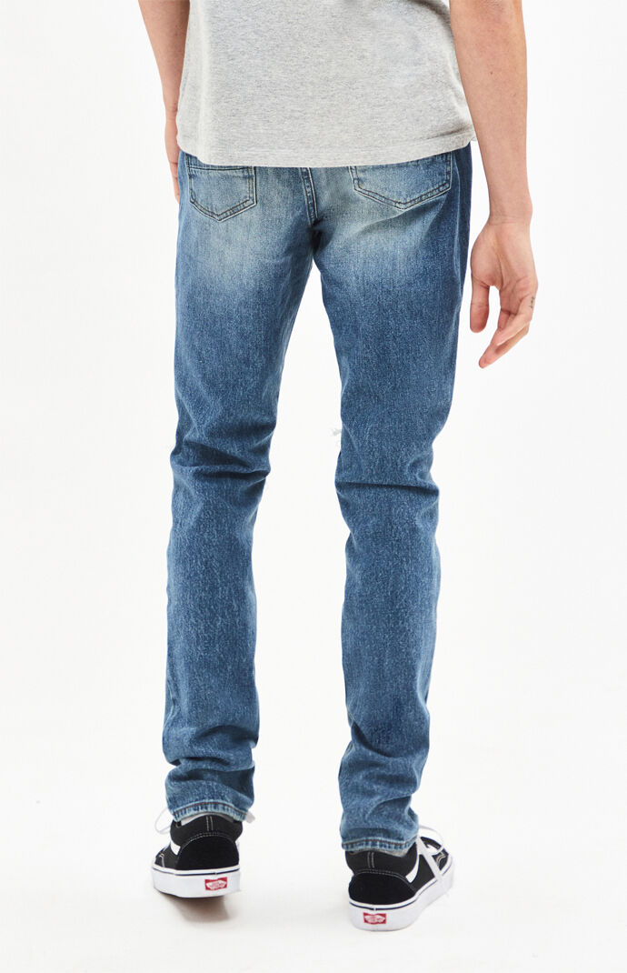 Light Ripped Stacked Skinny Jeans