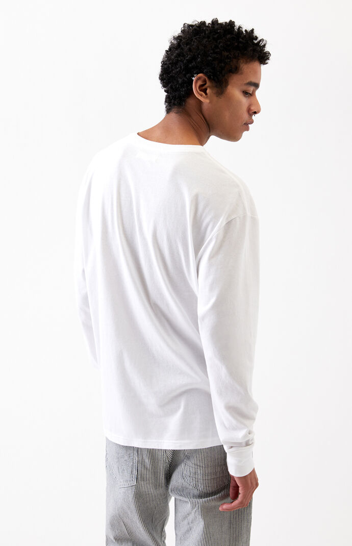 Embroidered Good Vibes Long Sleeve T-Shirt