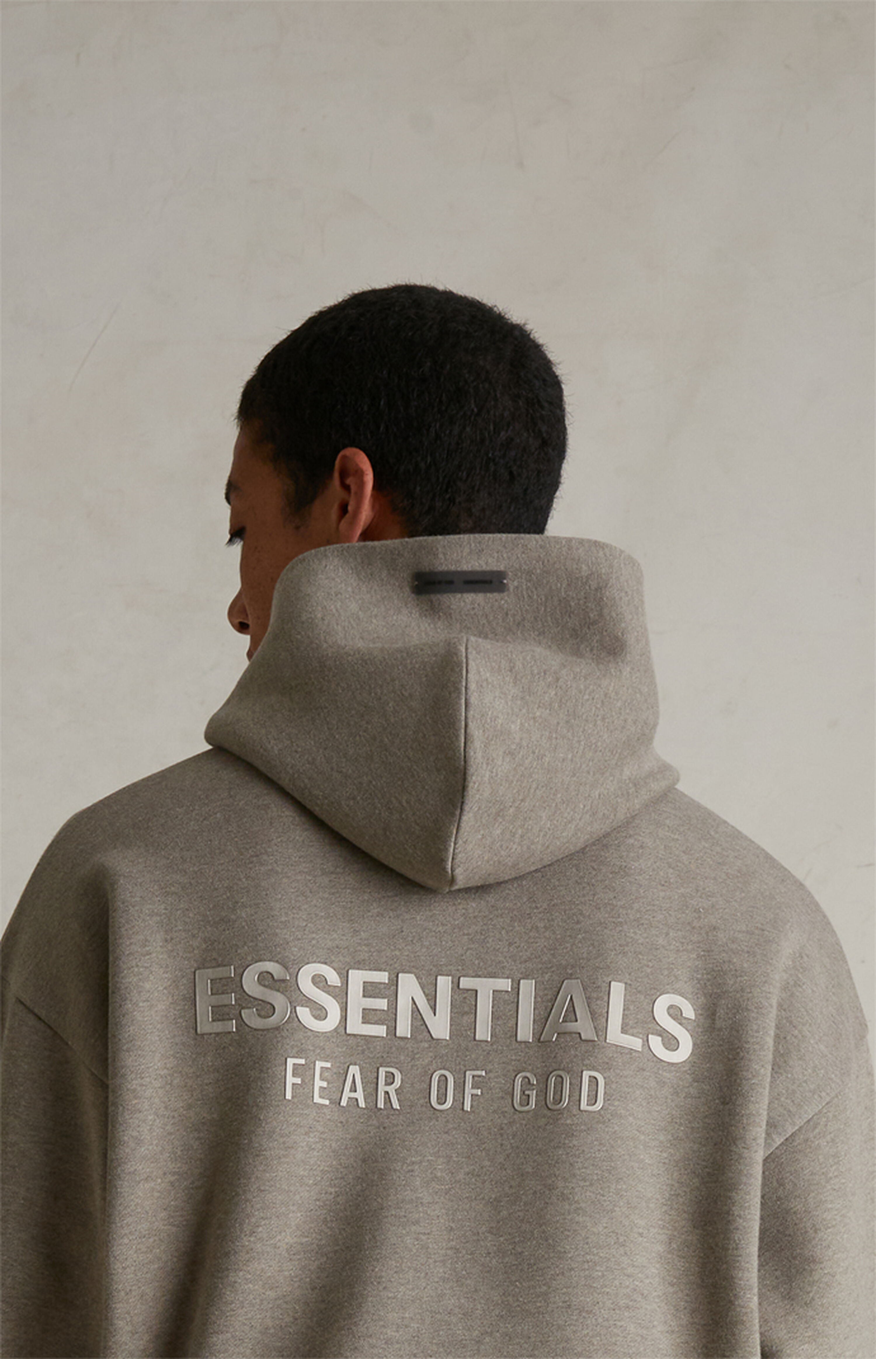 Fear of God ESSENTIALS Homestead Heather Classic Fleece Hoodie | Pacsun