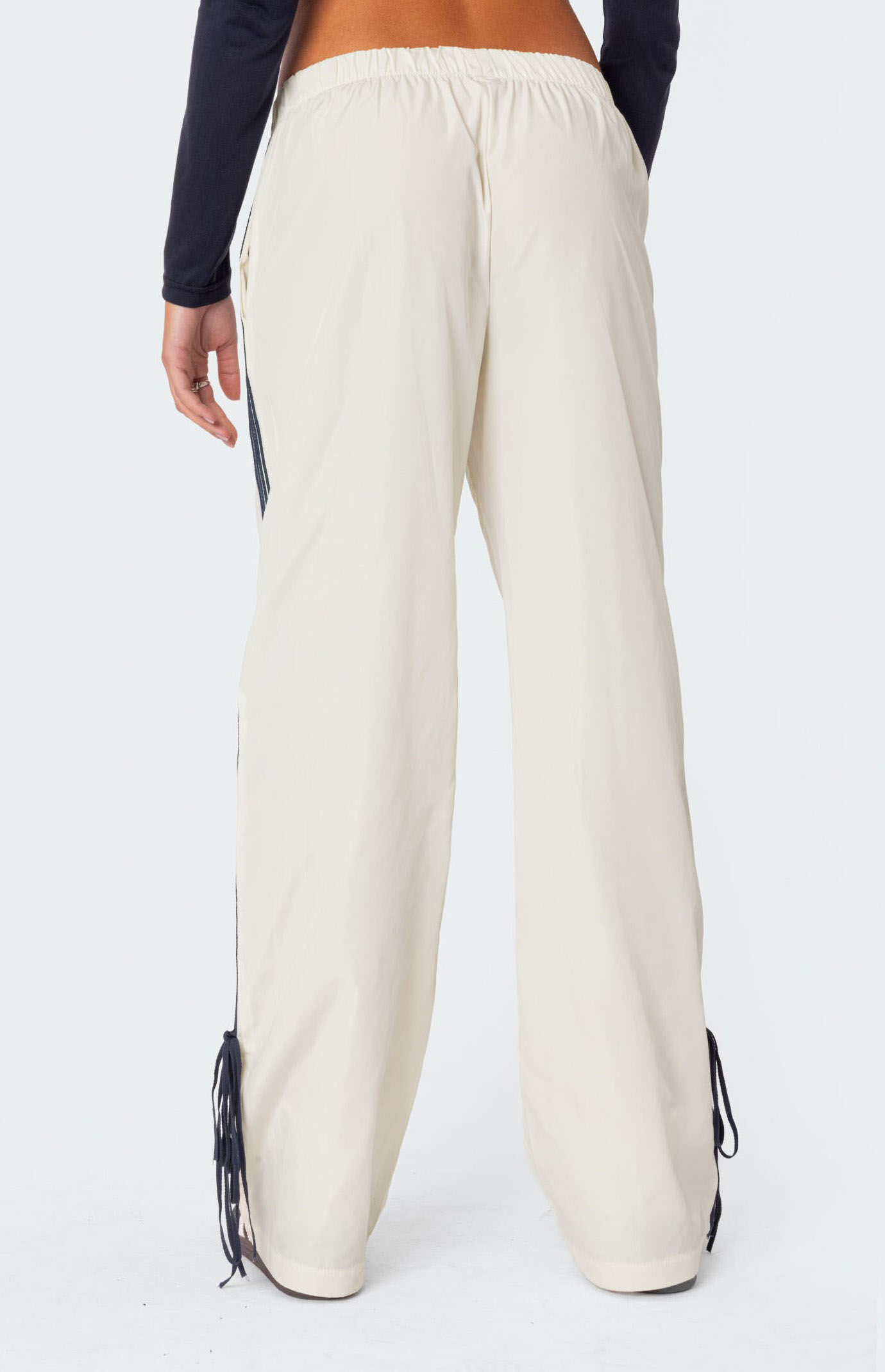 Edikted Remy Bow Ribbon Track Pants | PacSun
