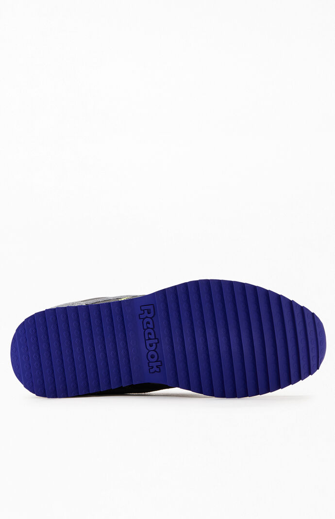 Grey & Purple CL Leather Ripple Trail Shoes