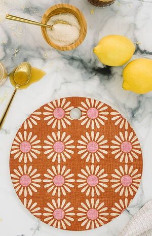 Schatzi Brown Retro Jumbo Daisy Cutting Board image number 2