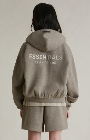 Kids Homestead Heather Full Zip Fleece Hoodie image number 5