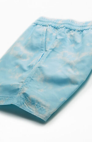 Cloud Tie Dye 15" Swim Trunks image number 4
