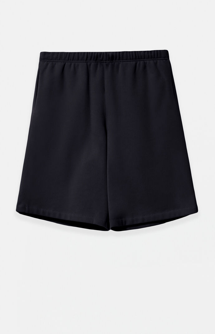 Fear of God ESSENTIALS Jet Black Basketball Jersey Sweat Shorts