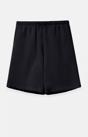 Jet Black Basketball Jersey Sweat Shorts image number 2
