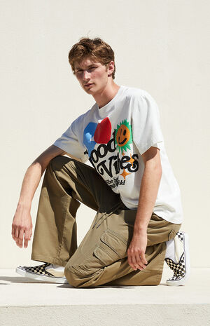 Olive Baggy Cargo Pants image number 5