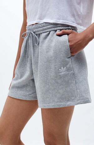Heather Grey Essential Sweat Shorts image number 2