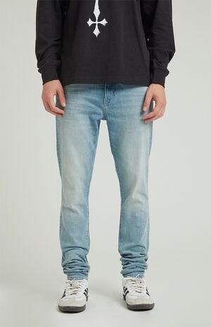 Stacked Skinny Light Indigo Jeans