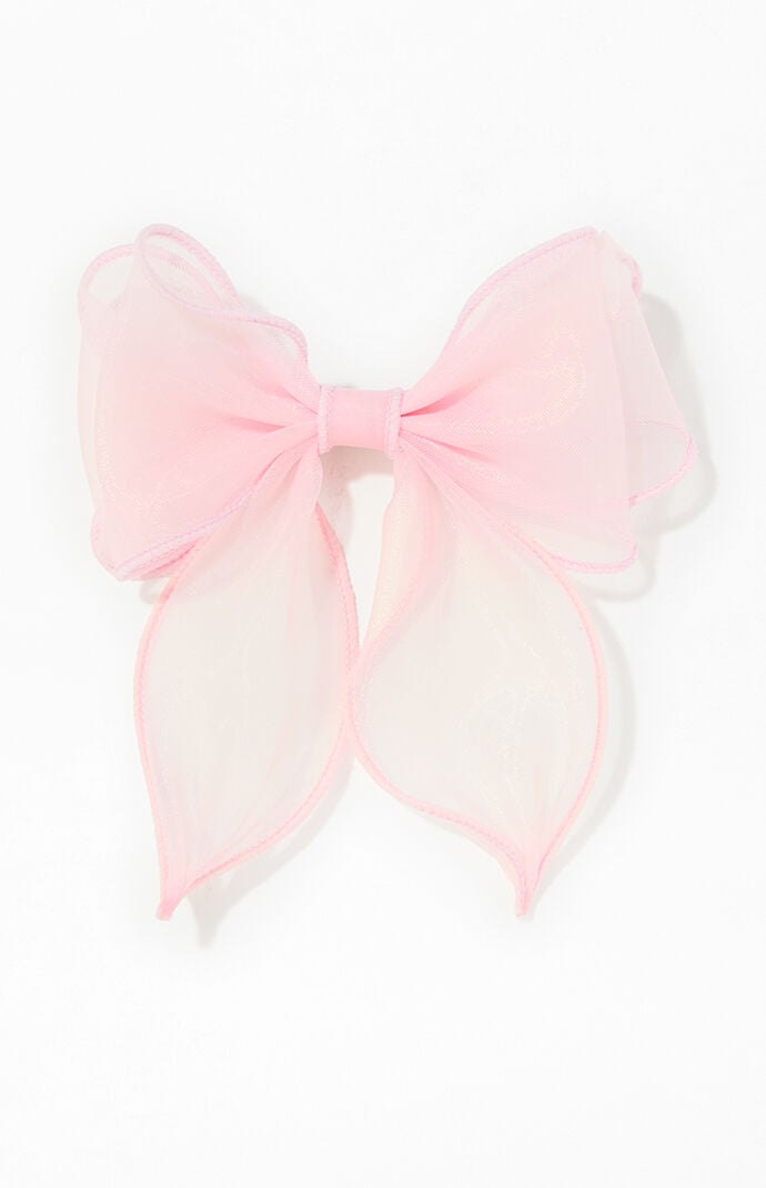 LA Hearts Organza Bow Hair Clip