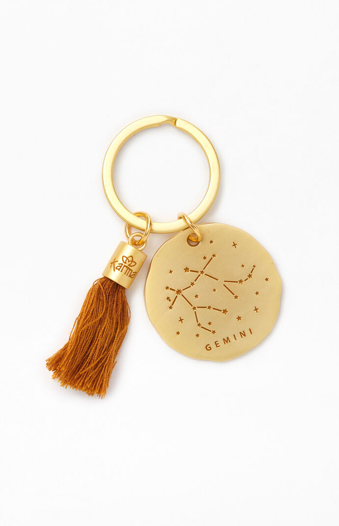 Gemini Zodiac Keychain