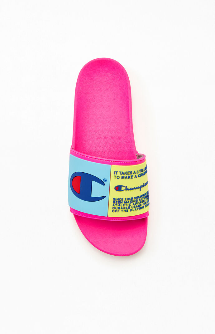 Pink IPO Slide Sandals
