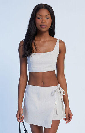 Linen Skort image number 1