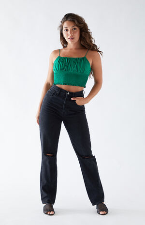 Smocked Bodice Cami Top Smocked Bodice Cami Top image number null