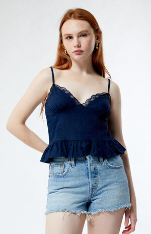 Ruffle Babydoll Top image number 1