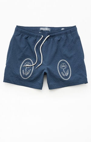Lotus Seersucker 4.5" Swim Trunks image number 1