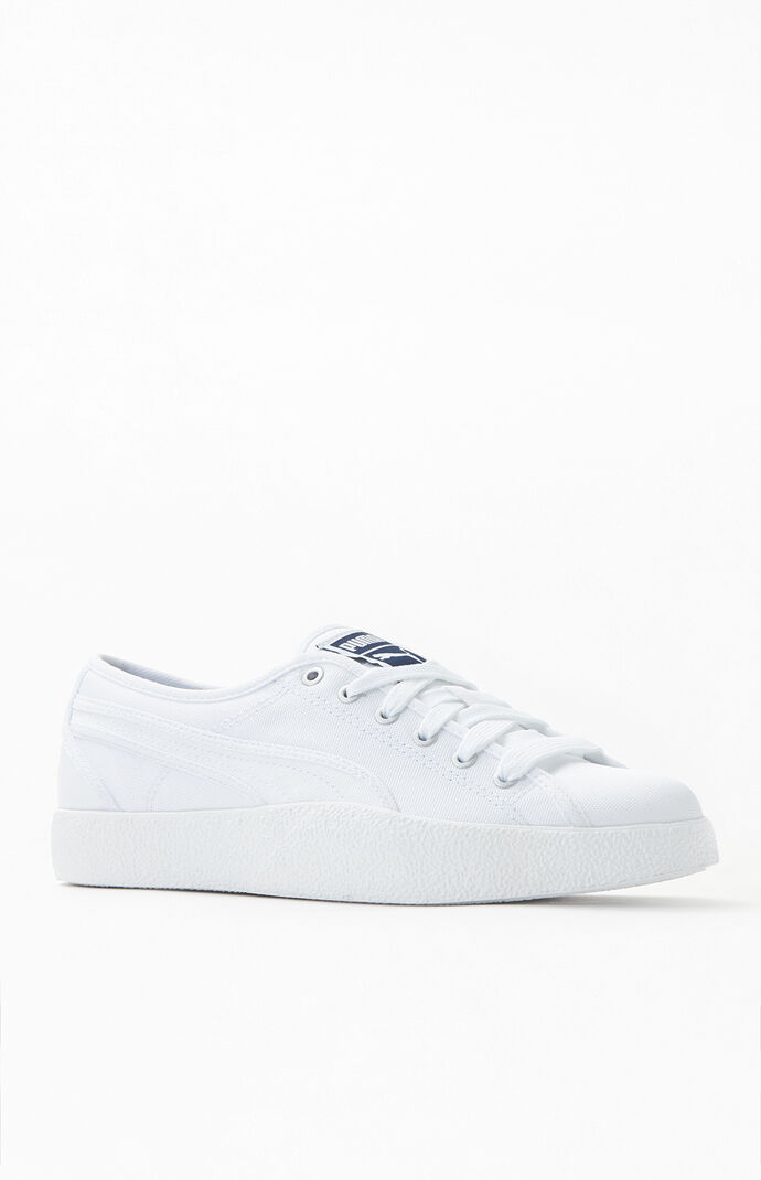 Love White Canvas Sneakers